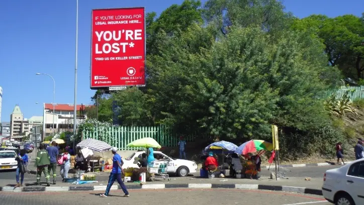 Street market in Windhoek